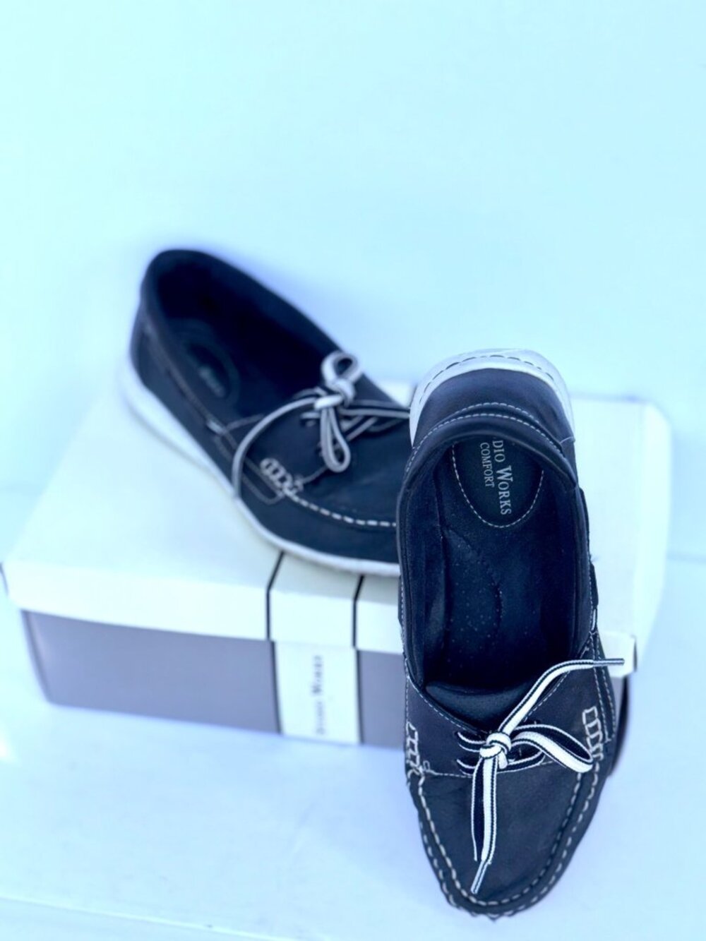 Studio Works Navy Loafers